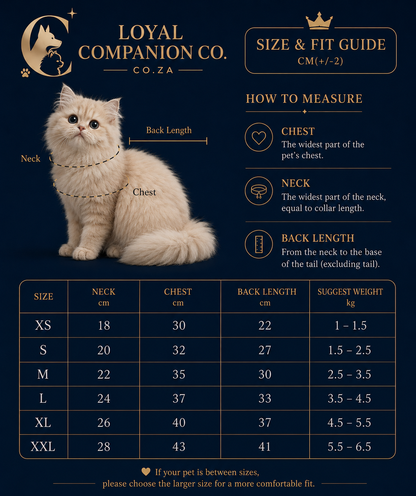 Loyal Companion Co.™ Warm Two-Leg Cat Shirt | Soft, Breathable, Machine Washable