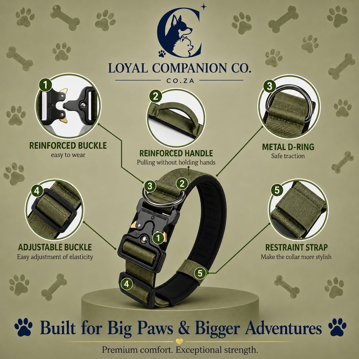 Loyal Companion Co.™ Tactical Dog Collar