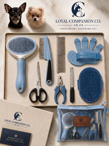 Loyal Companion Co.™ | Premium Pet Grooming Set – Complete 8-Piece Home Grooming Kit
