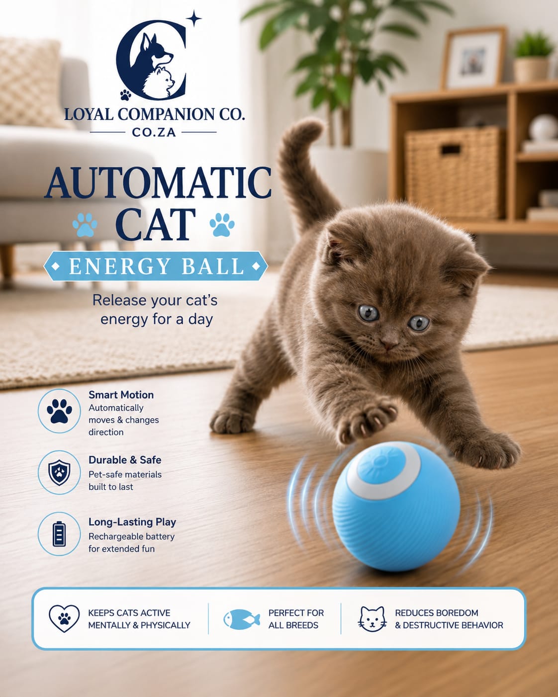 Loyal Companion Co.™ | Automatic Smart Pet Energy Ball