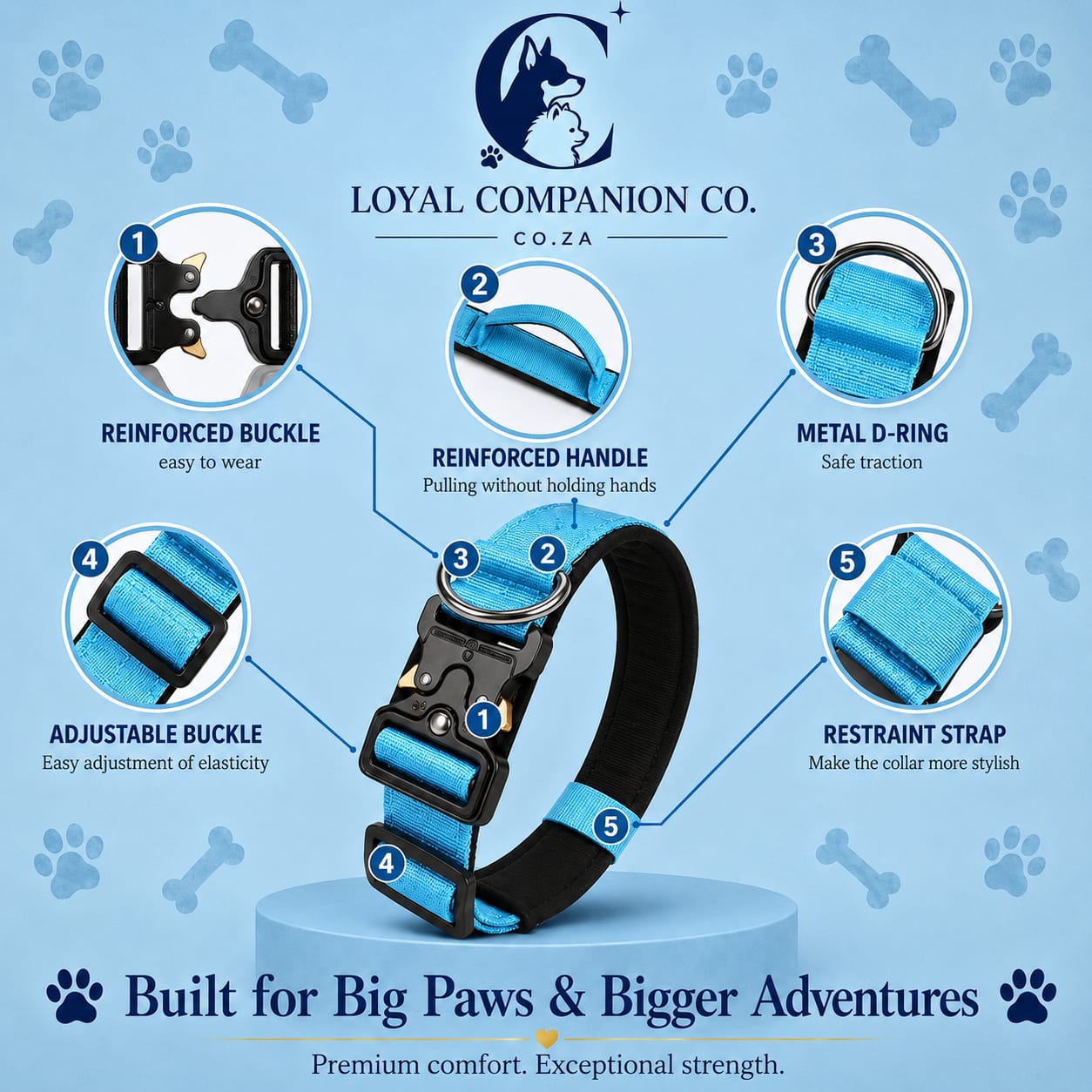 Loyal Companion Co.™ Tactical Dog Collar