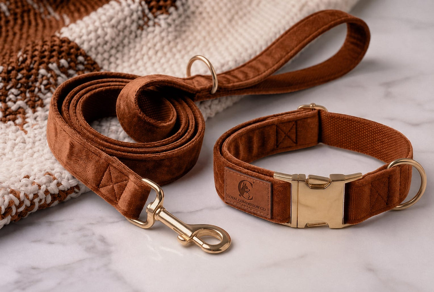 Loyal Companion Co.™ Premium Dog Leash & Collar Set