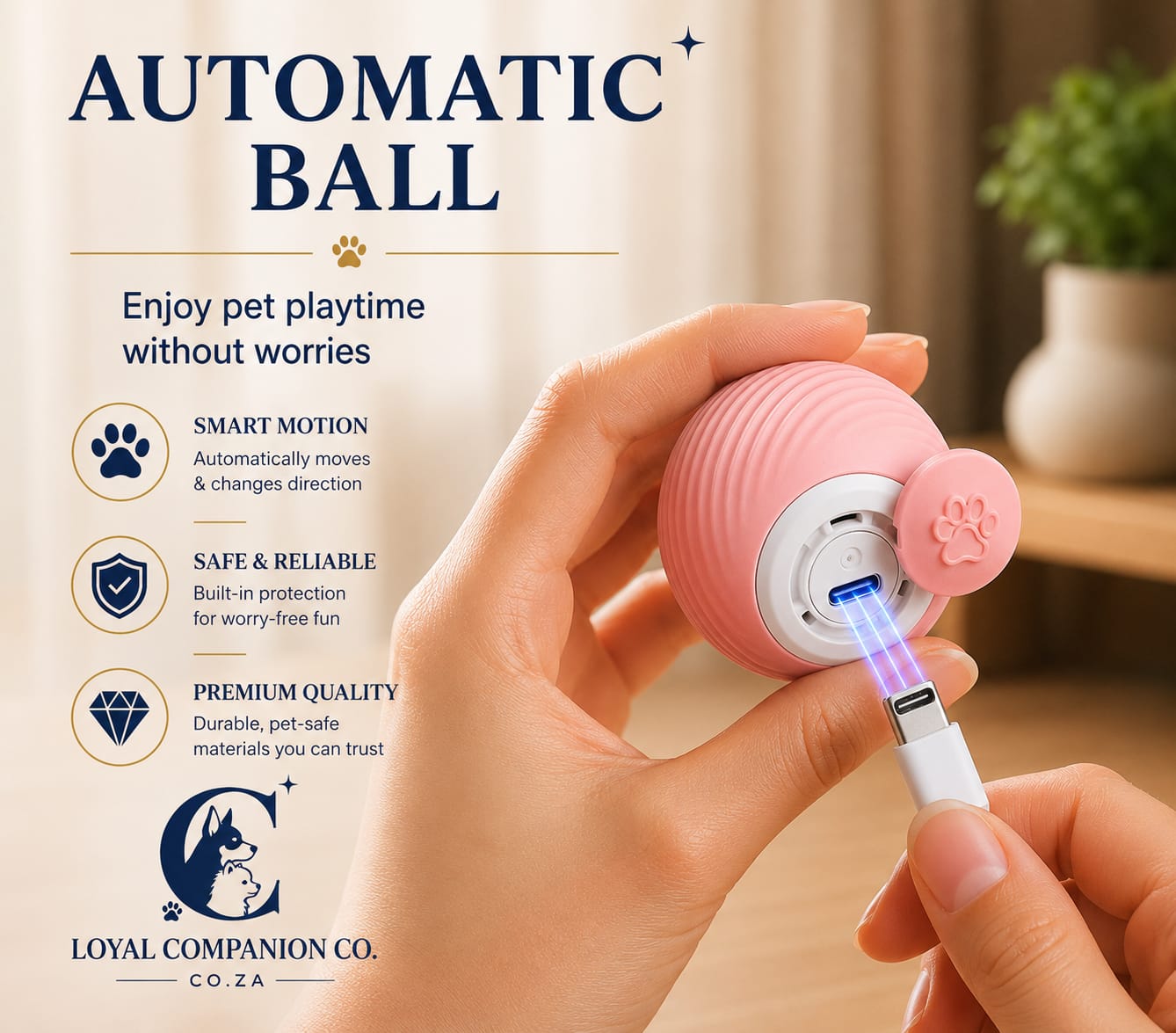 Loyal Companion Co.™ | Automatic Smart Pet Energy Ball