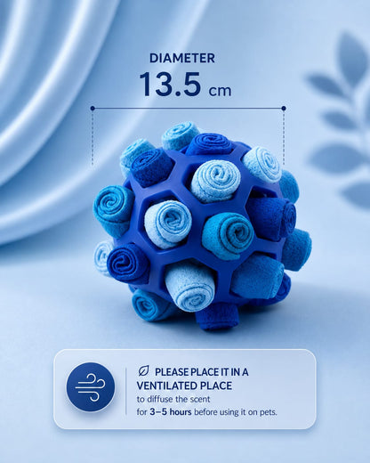 Loyal Companion Co.™ Sensory Sniff & Chew Ball — Interactive Puzzle Toy for Dogs