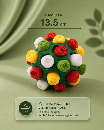 Loyal Companion Co.™ Sensory Sniff & Chew Ball — Interactive Puzzle Toy for Dogs