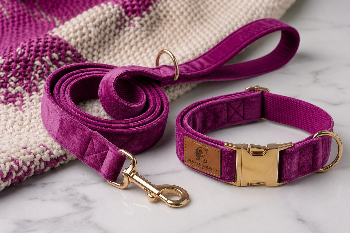 Loyal Companion Co.™ Premium Dog Leash & Collar Set