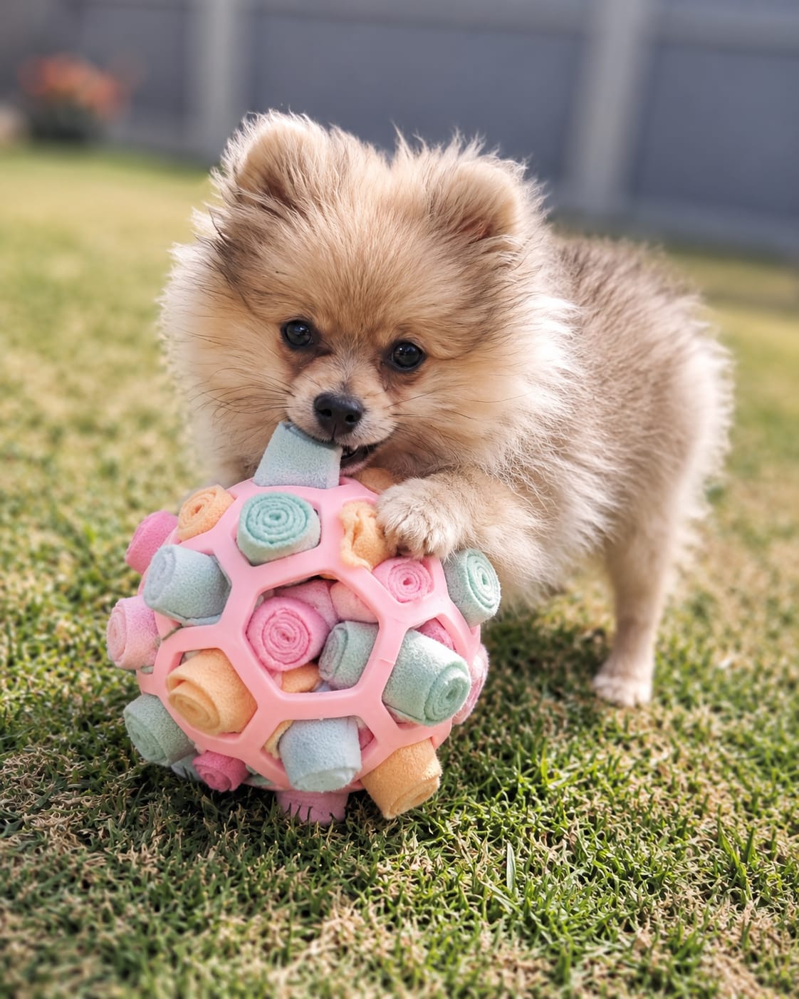 Loyal Companion Co.™ Sensory Sniff & Chew Ball — Interactive Puzzle Toy for Dogs