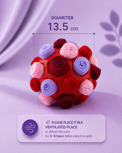 Loyal Companion Co.™ Sensory Sniff & Chew Ball — Interactive Puzzle Toy for Dogs